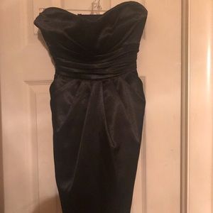 Strapless short dress